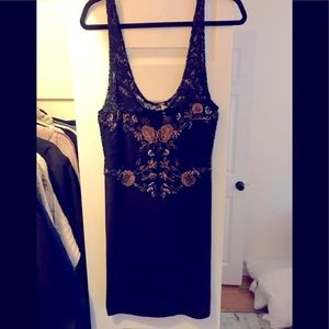 Free people lace beaded dress